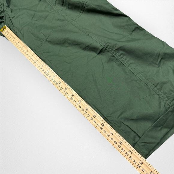 Womens Star Style Green Cargo Capri Pants Size XL - Picture 6 of 6
